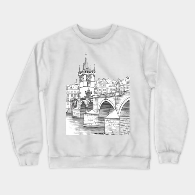 Great design for people like traveling, especially Czech Republic in Europe Crewneck Sweatshirt by Doctor & Doctor